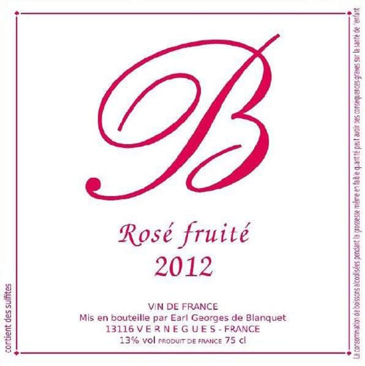 B Rosé fruité - Château Bas - philippe-pouchin 