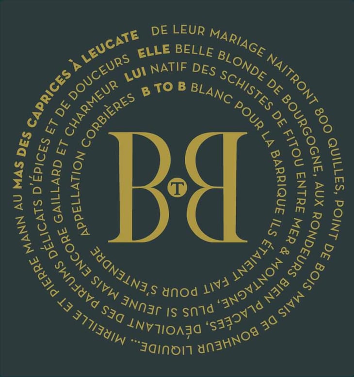 B to B (Blanc pour la Barrique) - Mas des Caprices - mireille-pierre-mann 