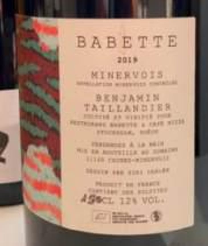Babette - Domaine Benjamin Taillandier - benjamin-taillandier 