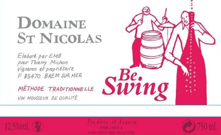 Be Swing (Méthode Traditionnelle Brut) - Domaine Saint Nicolas - mickael-antoine-thierry-michon 