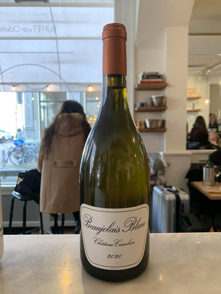 Beaujolais Blanc - Château Cambon - alexandre-iwasuila-marie-lapierre-jean-claude-chanudet -2020