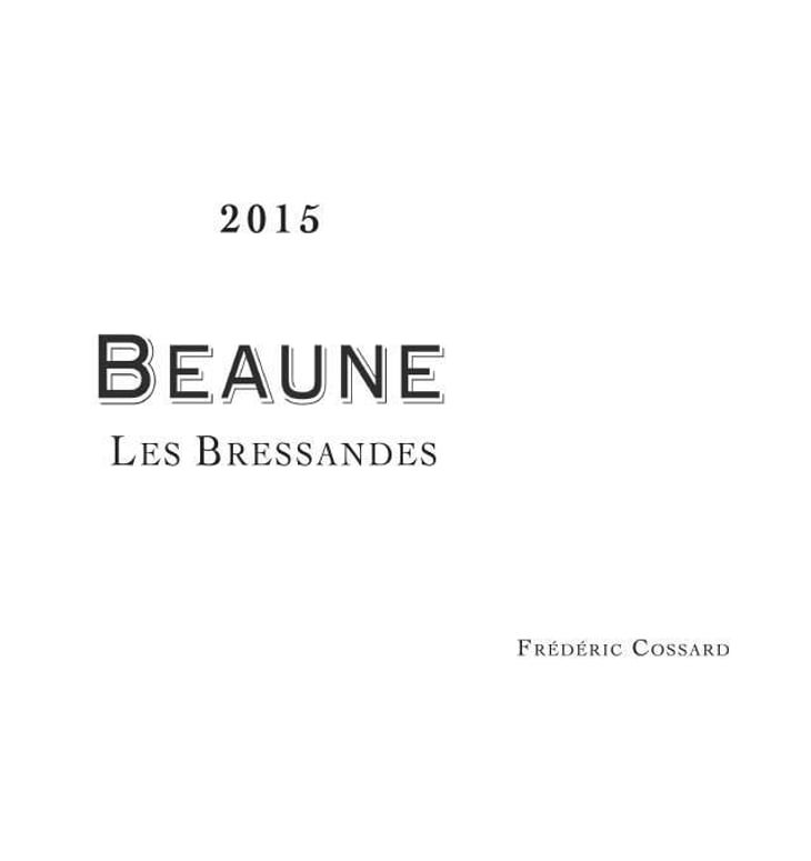 Beaune "Les Bressandes" - Domaine de Chassorney - frederic-cossard 