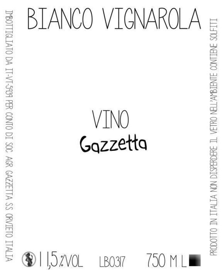 Bianco Vignarola - Gazzetta Wines - patricia-nelson 