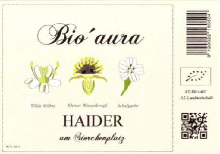 Bio‘aura Weiss - Biodyn Weinhof Haider - berthold-eva-haider 