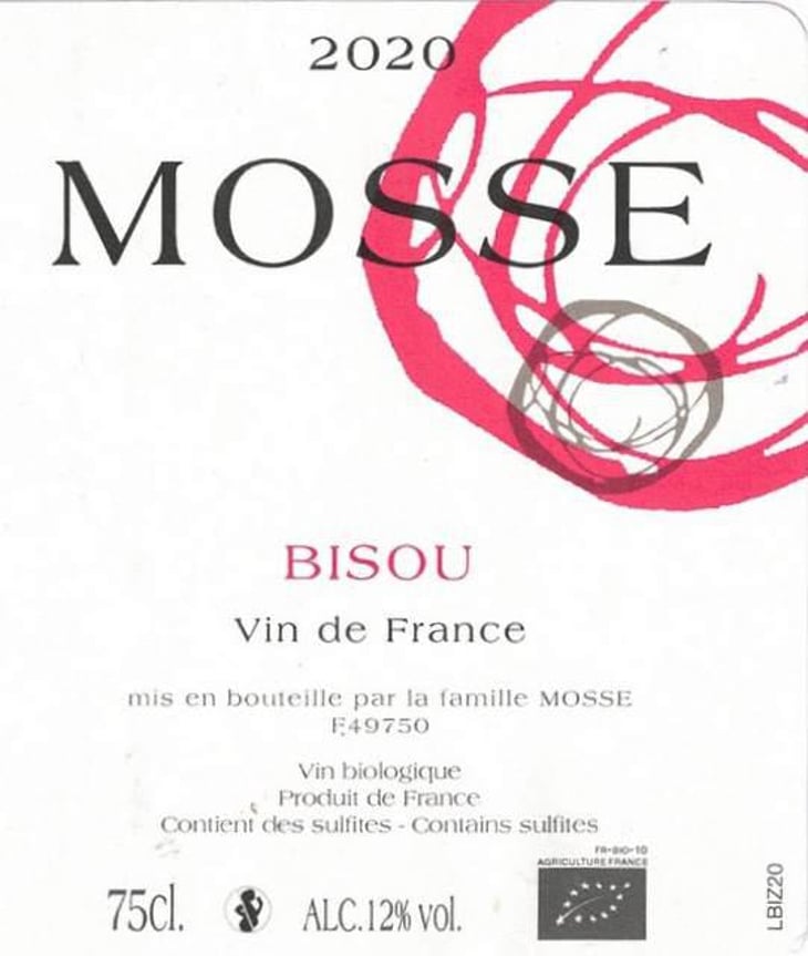Bisou - Domaine Mosse - sylvestre-joseph-mosse 
