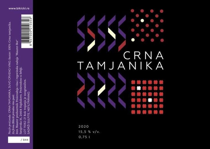 Crna Tamjanika - Bikicki Winery - djordje-bikicki 