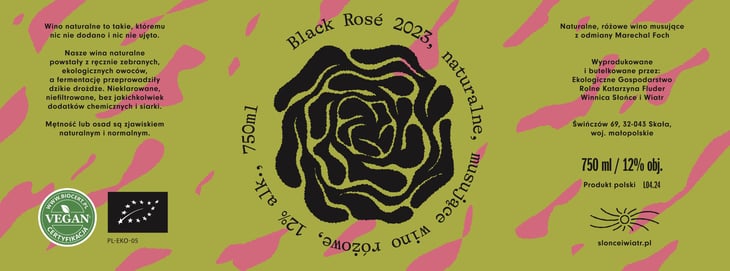 Black Rosé - Winnica Słońce i Wiatr - kasia-i-jacek-fluder 