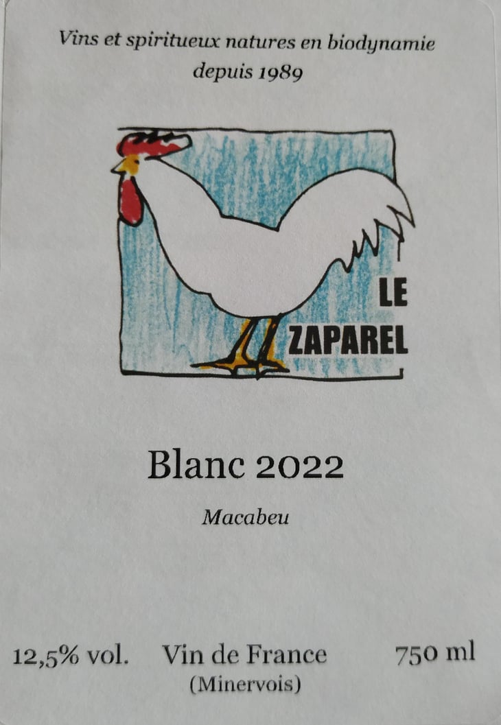 Blanc 2022 - Domaine Saint Julien - Le Zaparel - stephanie-minder-paco-aeschlimann 