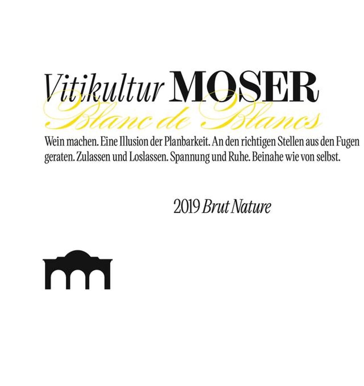 Blanc de Blanc Brut Nature - Vitikultur MOSER - familie-moser 