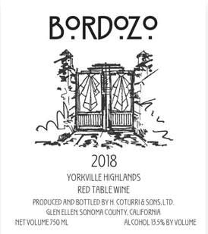 Bordozo Red - Sonoma Mtn Winery - nic-coturri-dan-marioni 