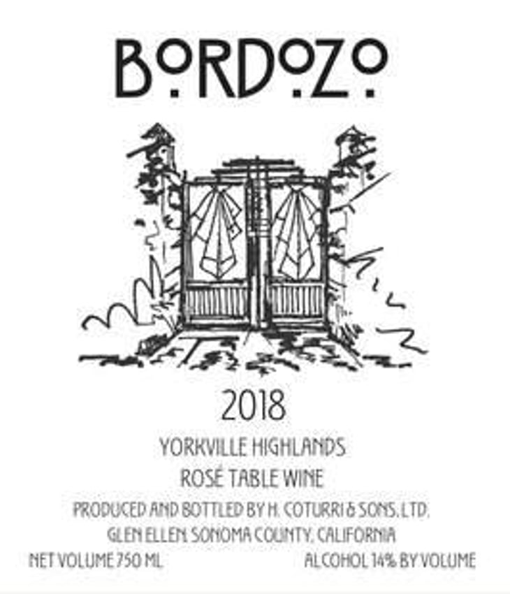 Bordozo Rosé - Sonoma Mtn Winery - nic-coturri-dan-marioni 