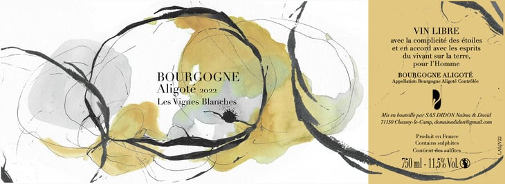 Bourgogne Aligoté "Les Vignes Blanches" - Domaine Didon - naima-david-didon 