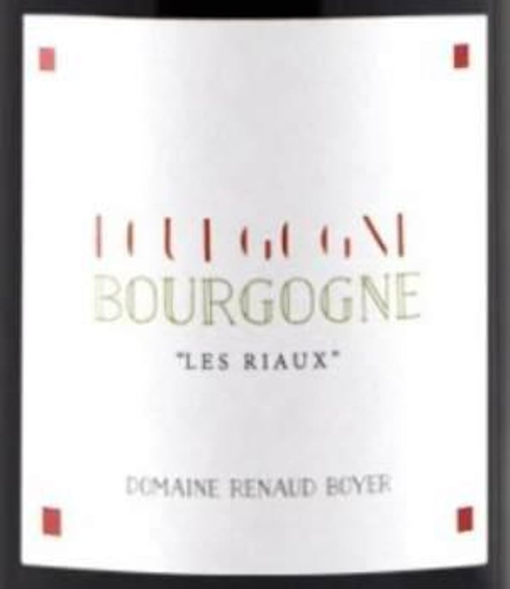 Bourgogne "Les Riaux" - Rouge - Domaine Renaud Boyer - renaud-boyer 
