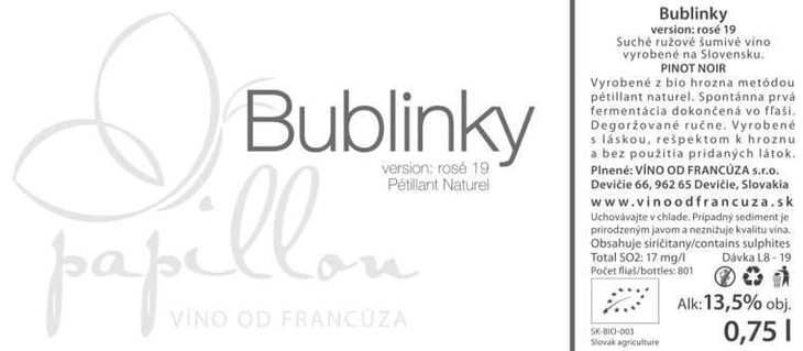Bublinky Version rosé - Vino Od Francuza - david-papillon-darina-geciova 