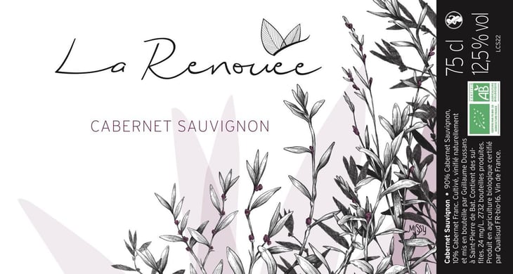 Cabernet Sauvignon - Domaine de la Renouée - guillaume-dussans -2022