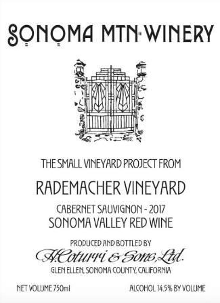 Cabernet Sauvignon - Sonoma Mtn Winery - nic-coturri-dan-marioni 