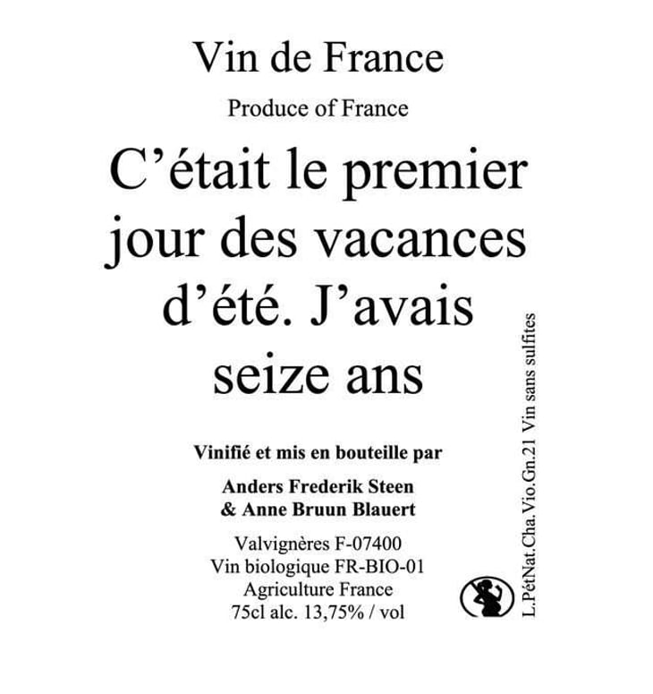 C’était Le Premier Jour Des Vacances D’été. J’avais Seize Ans - Anders Frederik Steen & Anne Bruun Blauert - anders-frederik-steen-anne-bruun-blauert 