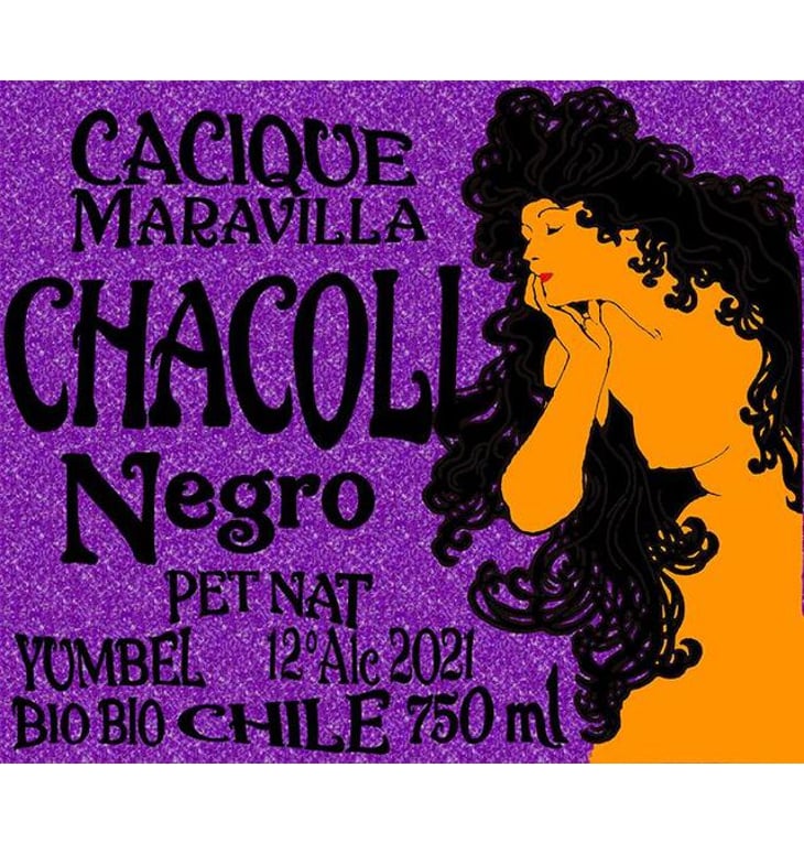 Chacolí Negro Pet Nat - Cacique Maravilla - manuel-moraga -2021
