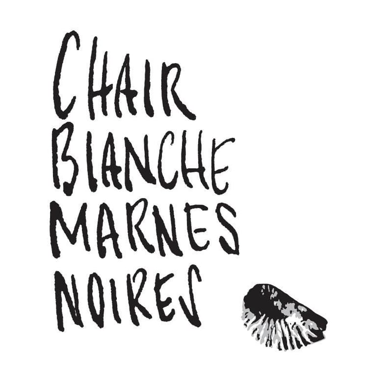 Chair blanche marnes noires (label since 2020) - La Bancale - bastien-baillet-celine-schuers 