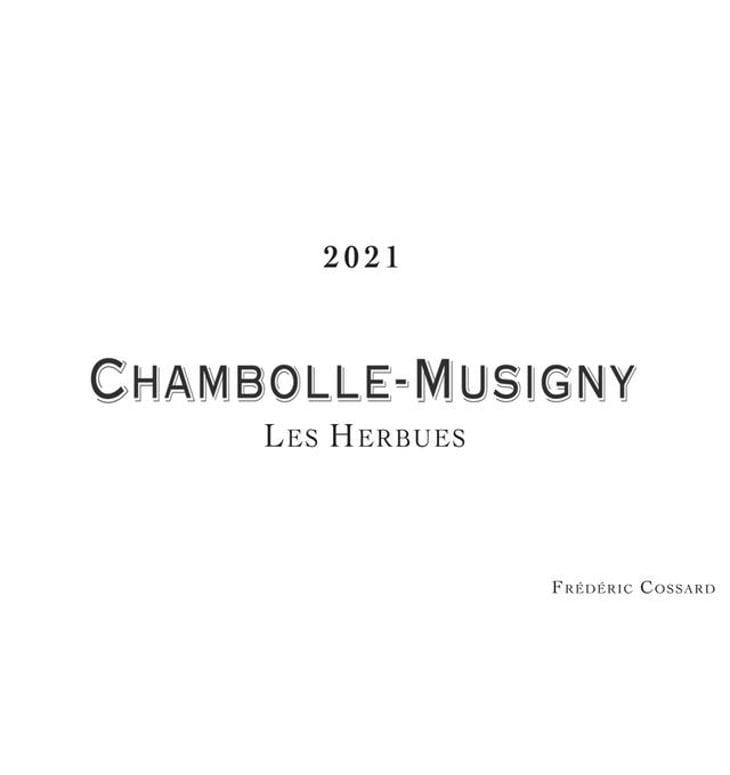 Chambolle-Musigny "Les Herbues" - Domaine de Chassorney - frederic-cossard 