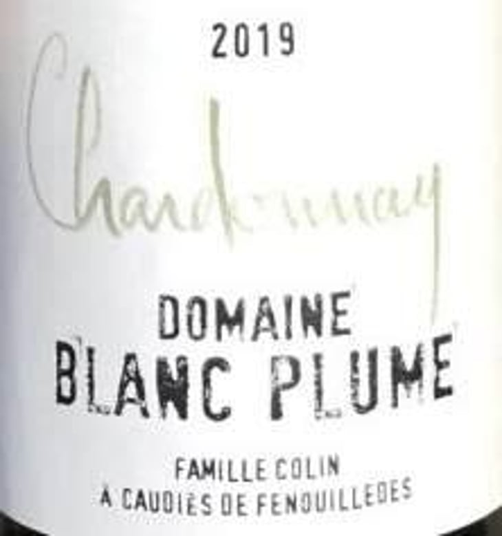 Chardonnay - Domaine Blanc Plume - raphael-colin 