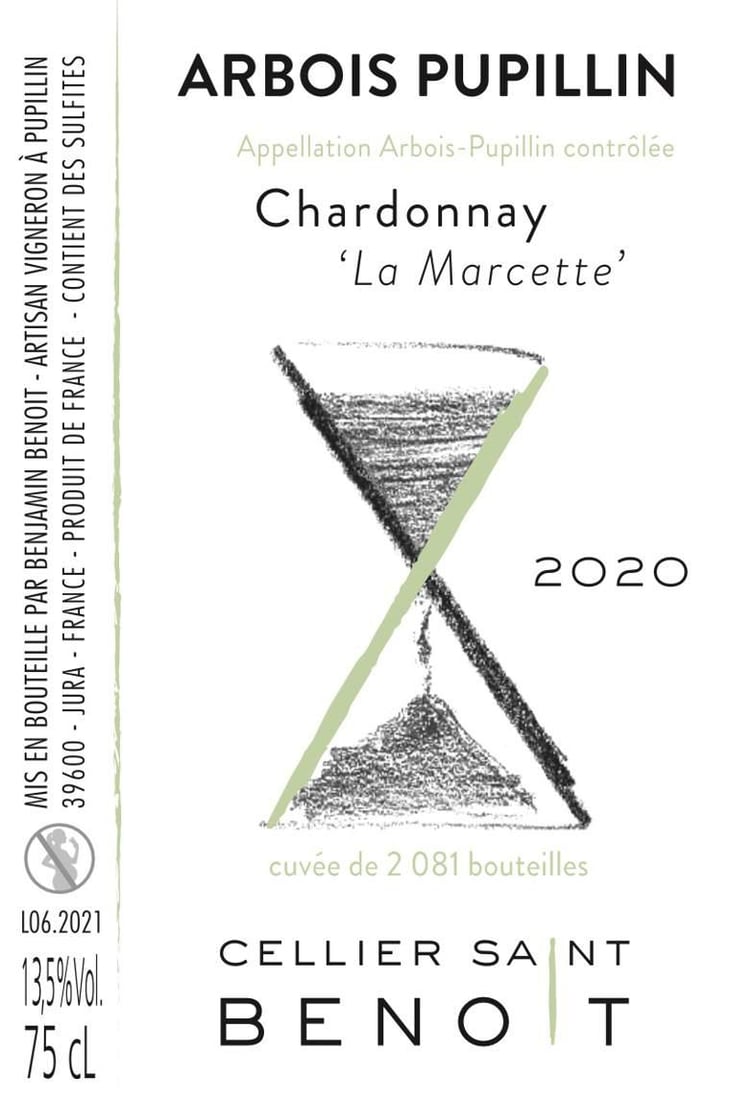 Chardonnay "La Marcette" - Cellier Saint Benoit - benjamin-benoit 