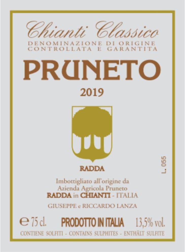 Chianti Classico Riserva - Azienda Agricola Pruneto - riccardo-e-massimiliano-lanza -2019