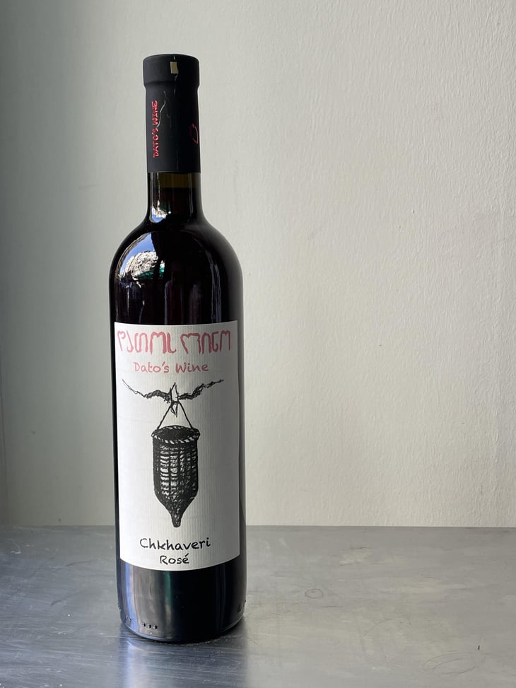 Chkhaveri (Rose) - Kobidzeebis marani - Dato’s Wine - davit-tariel-kobidze -2020