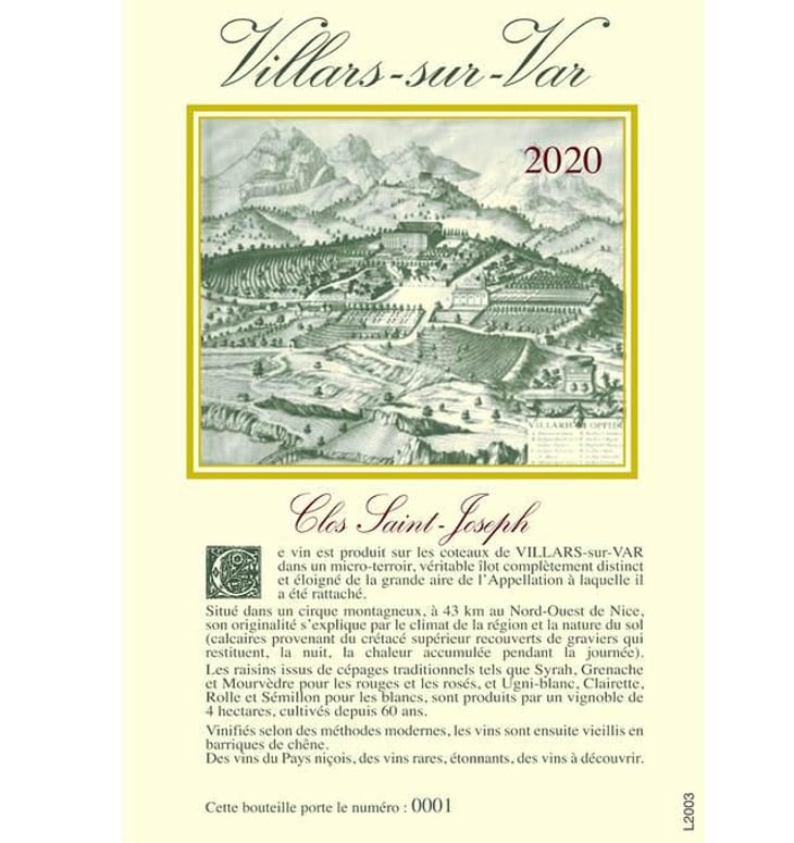 Clos Saint-Joseph Blanc - Clos Saint-Joseph - constance-malange-roch-sassi 