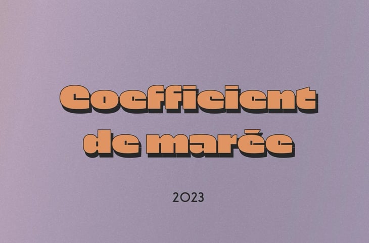 Coefficient de marée - Le Chai Cotier - julien-baudouin 