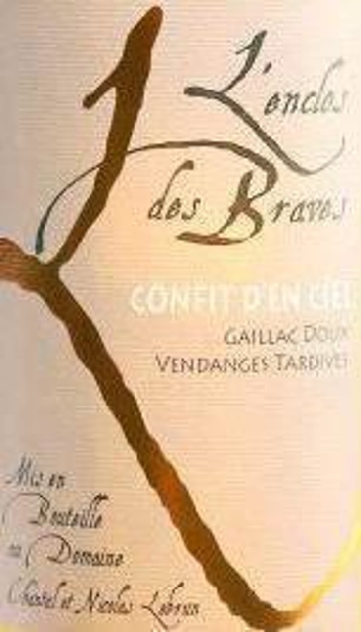 Confit d'en ciel (Liquoreux) - L'enclos Des Braves - chantal-nicolas-lebrun 