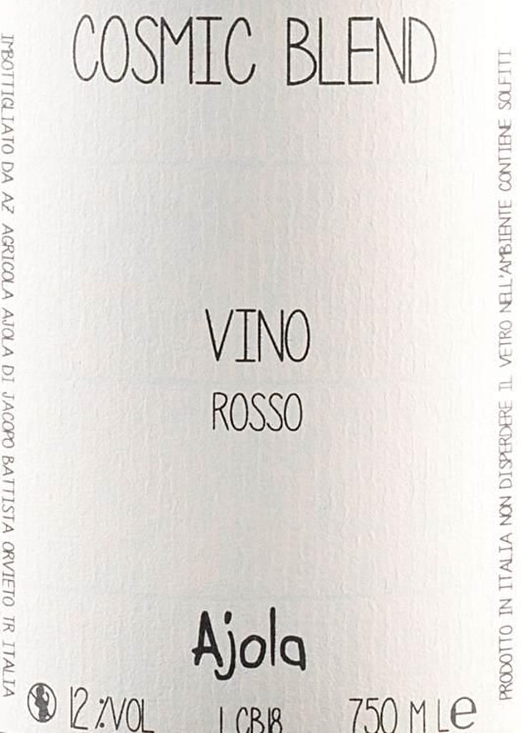 Cosmic Blend - Azienda Agricola Ajola - jacopo-battista 