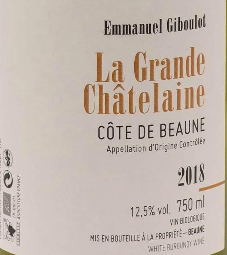 Côte-de-Beaune "La Grande Châtelaine" - Domaine Emmanuel Giboulot - emmanuel-giboulot 