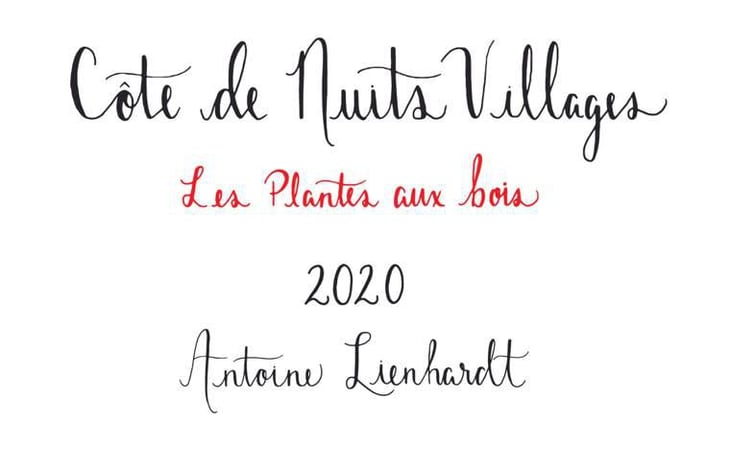 Côte de Nuits-Villages "Les Plantes aux Bois" - Antoine Lienhardt - antoine-lienhardt 