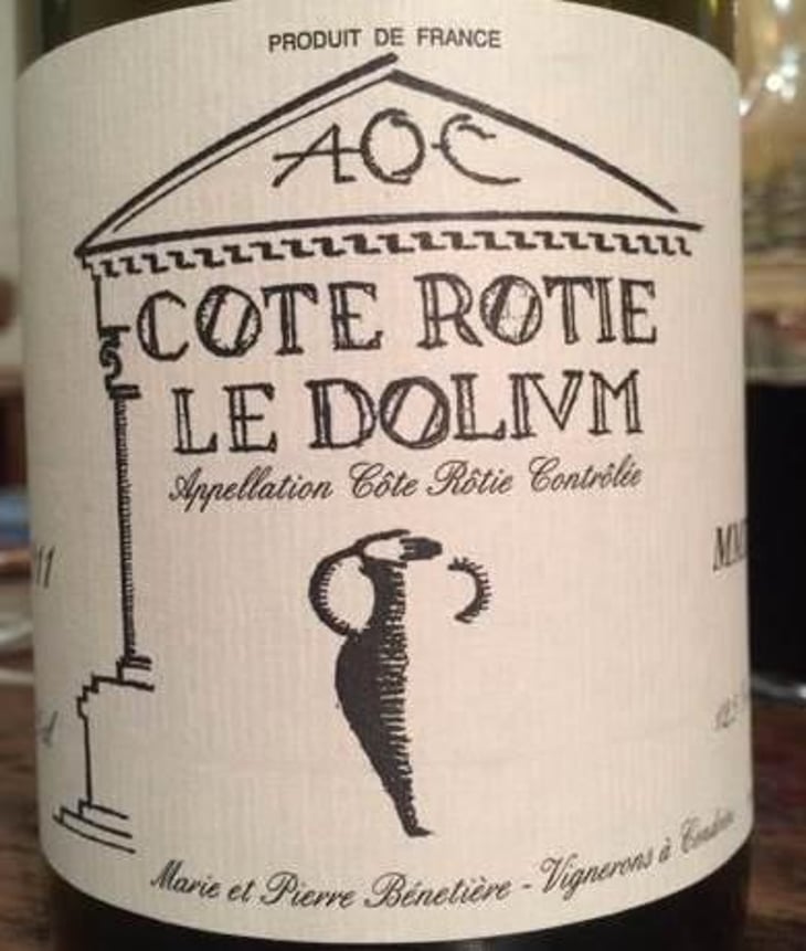 Côte-Rôtie "Le Dolium" - Pierre Benetière - marie-pierre-benetiere 