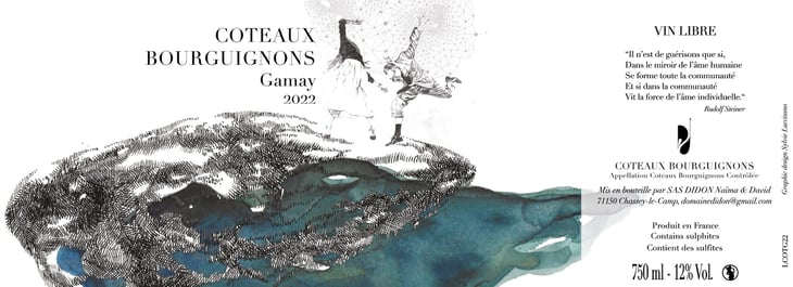 Coteaux Bourguignons Gamay, Bourgogne Aligoté “Les Peteurs” - Domaine Didon - naima-david-didon -2022