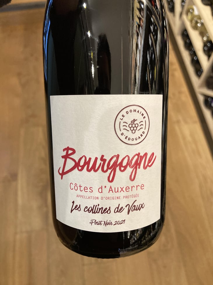 Côtes d'Auxerre - Domaine d'Edouard - edouard-lepesme -2021