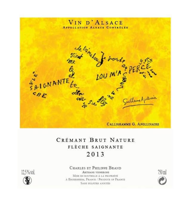 Crémant Brut Nature Flèche Saignante - Domaine Brand & Fils - philippe-brand 