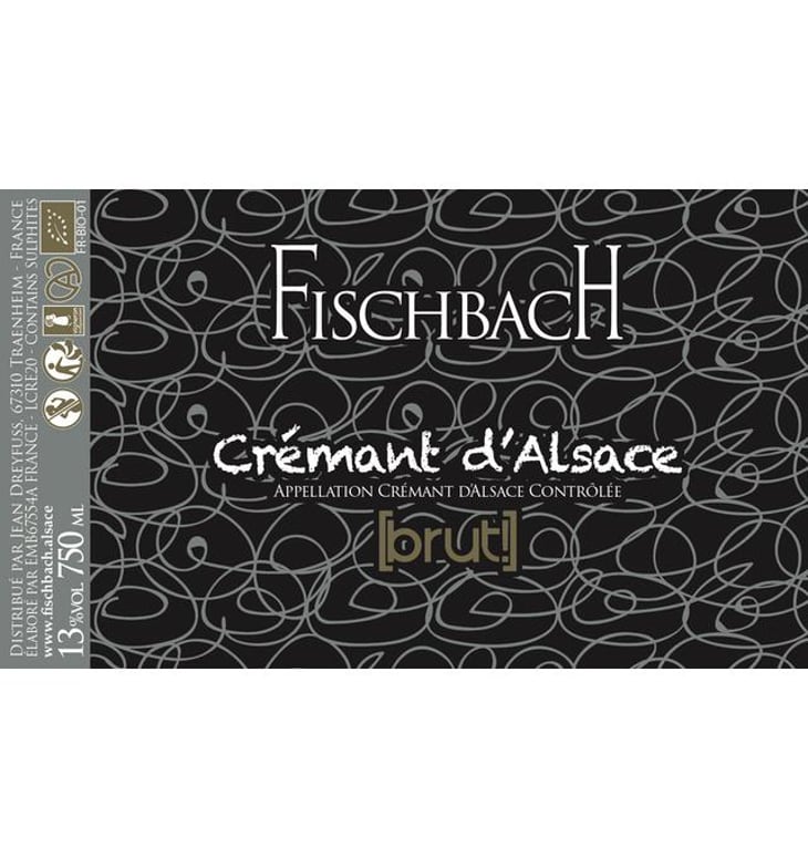 Crémant d'Alsace Brut - Domaine Fischbach - jean-dreyfuss 