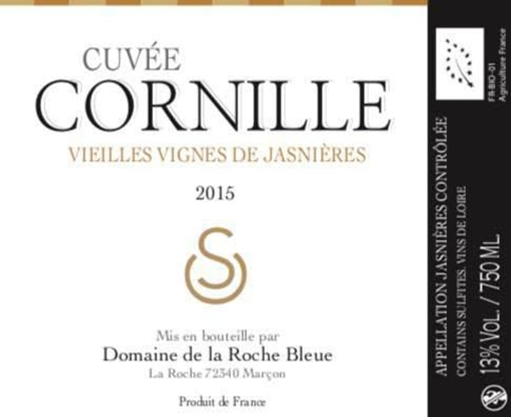 Cuvée Cornille Vieilles Vignes de Jasnières - Domaine de la Roche Bleue - sebastien-cornille 