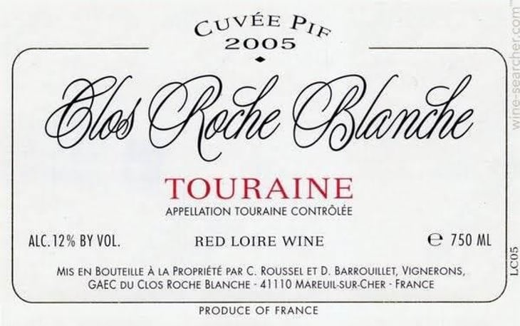 Cuvée Pif - Clos Roche Blanche - catherine-roussel-didier-barrouillet-retired 