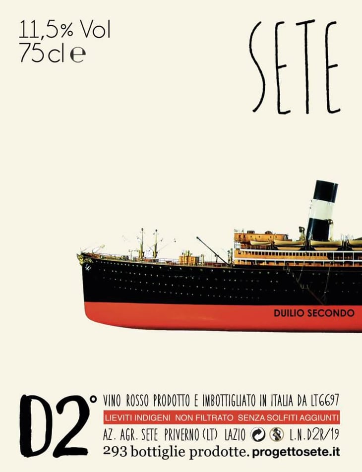 D2° Rosso - Sete - Vini Naturali - emiliano-giorgi-arcangelo-galuppi-martina-dalessio -2020