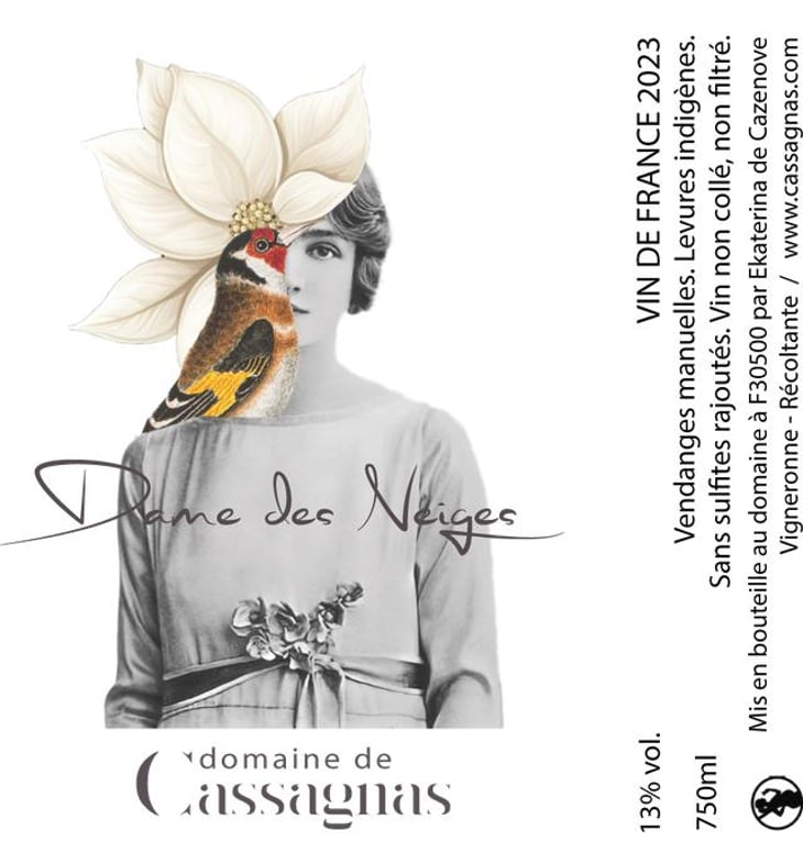 Dame des Neiges - Domaine de Cassagnas - ekaterina-de-cazenove 