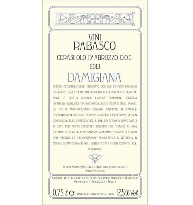 Damigiana Cerasuolo d'Abruzzo - Azienda Agricola Rabasco - iole-rabasco 