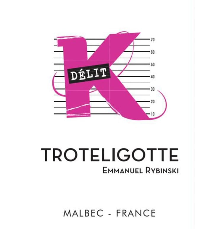 Délit-K Rosé - Clos Troteligotte - emmanuel-rybinski 