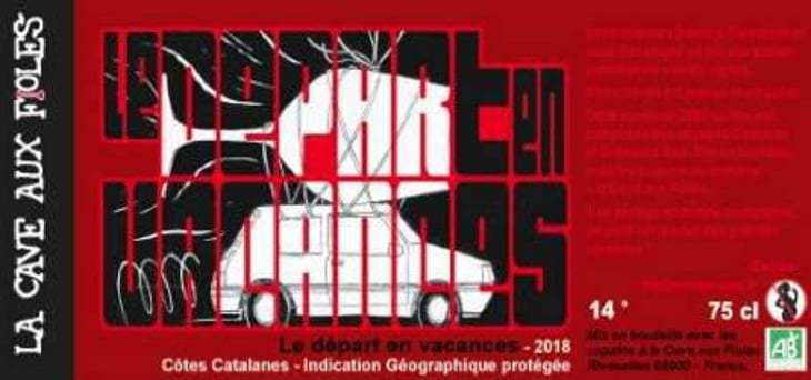 Départ en Vacances Rouge - La Cave Aux Fioles - carlos-badia 