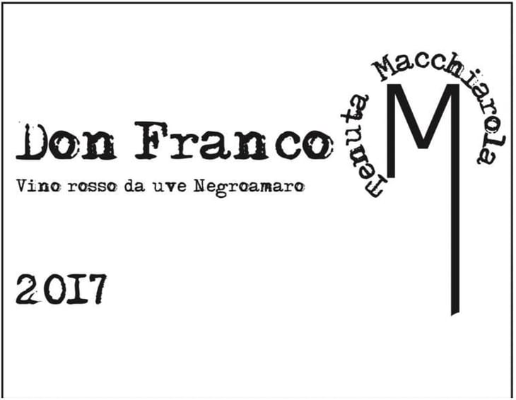 Don Franco - Tenuta Macchiarola - domenico-mangione -2017