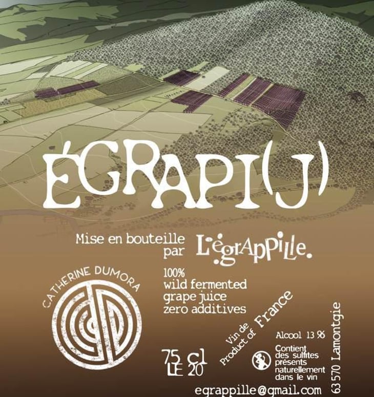 EGRAPI(J) Rouge - L'Egrappille - catherine-dumora 