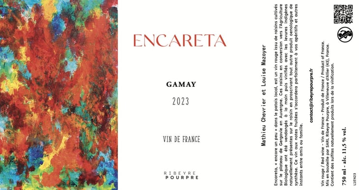 Encareta - Domaine Ribeyre Pourpre - mathieu-chevrier-louise-mazoyer 