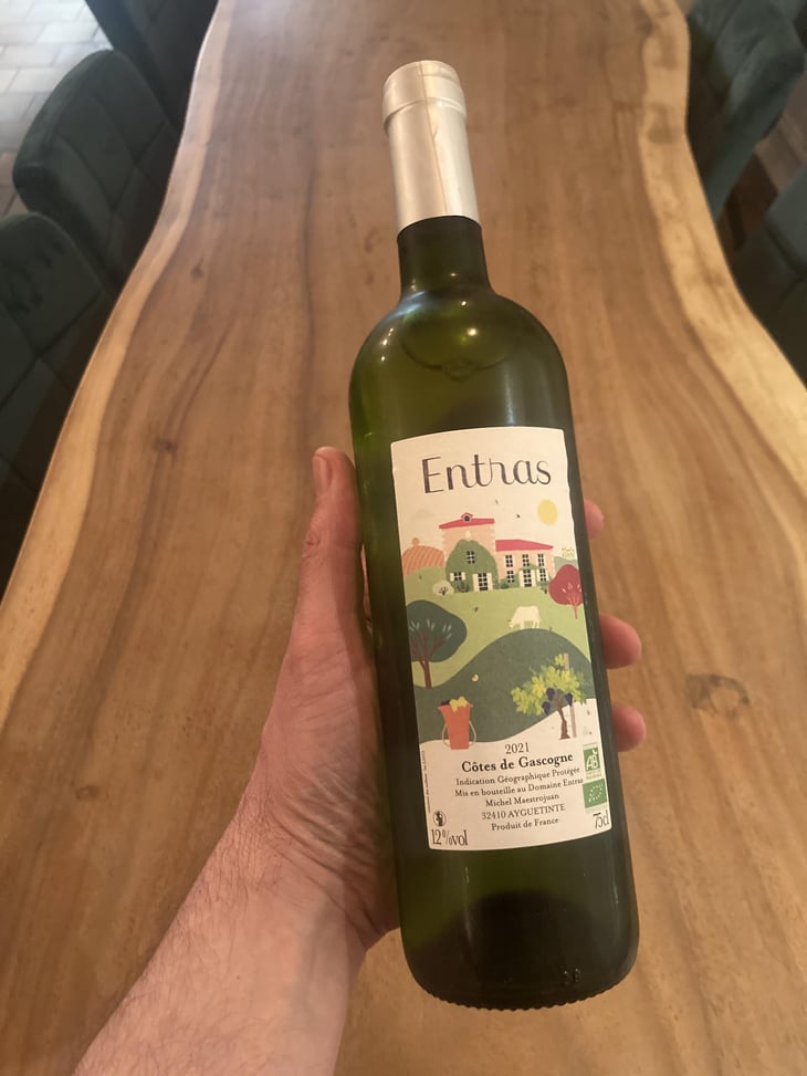 Entras blanc - Domaine Entras - michel-maestrojuan -2021